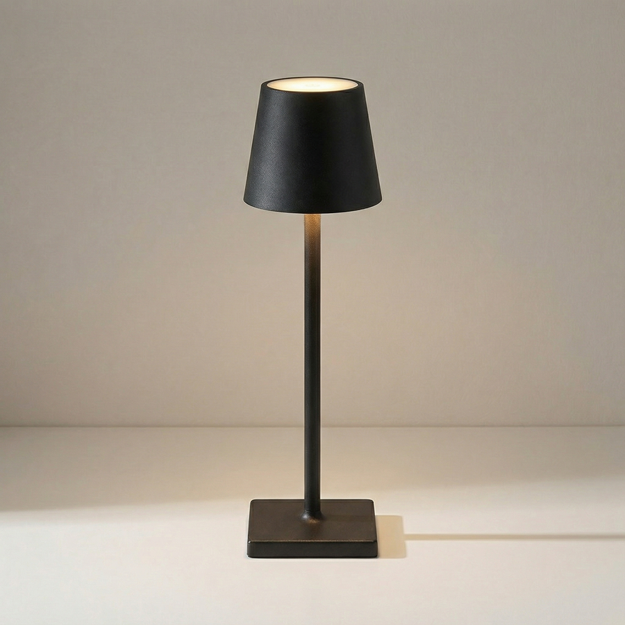Alumora Rechargeable LED Table Lamp – Black