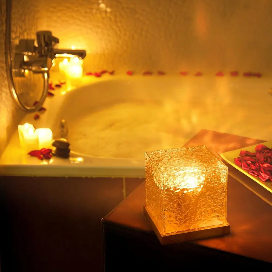 Aurora Northern Lights LED Cube – Color-Changing Ambient Night Light for Bedroom & Living Room