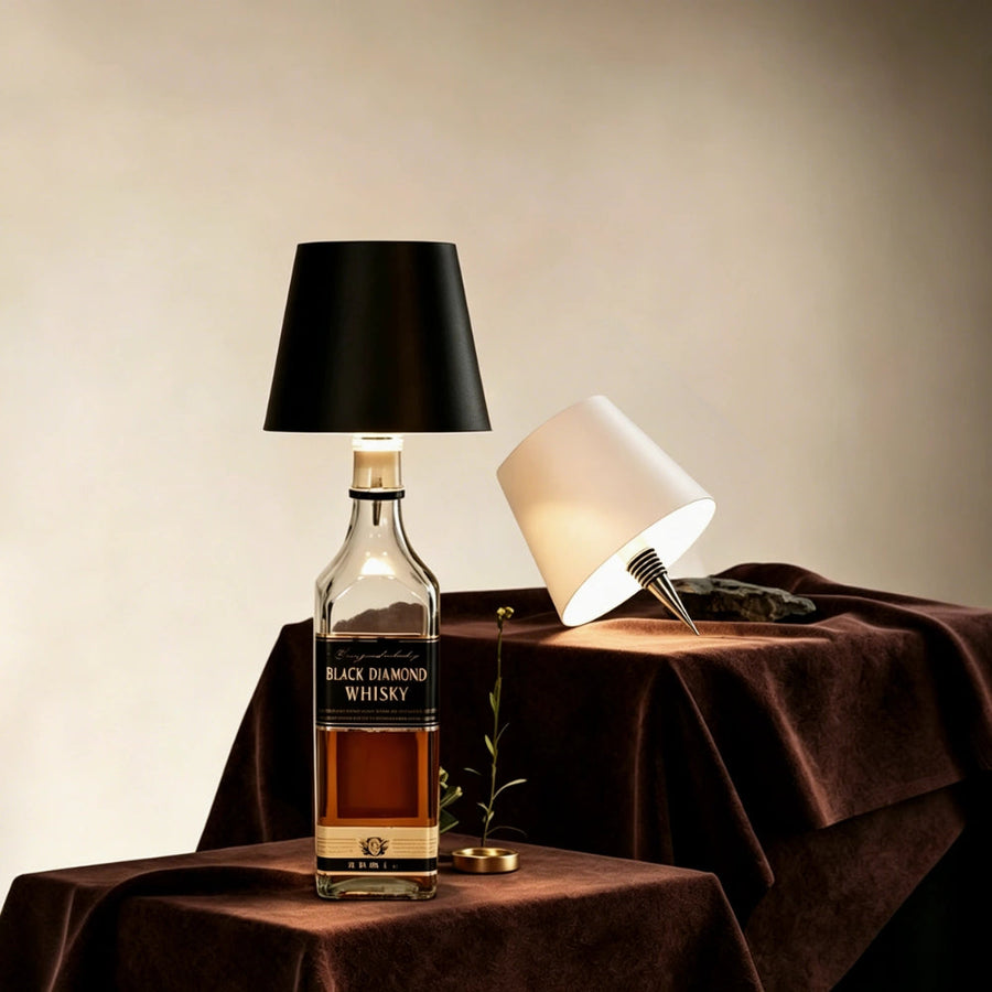 BottleGlow Bottle Cap Light – LED Bottle Lamp Adapter, Turn Any Bottle into a Glowing Light