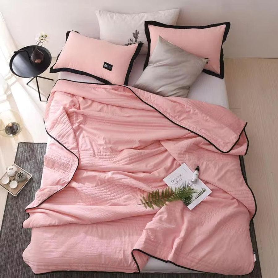 Cooling Blanket for Hot Sleepers – Lightweight Breathable Bed Blanket with Arc-Chill Fabric and Dual-Sided Design