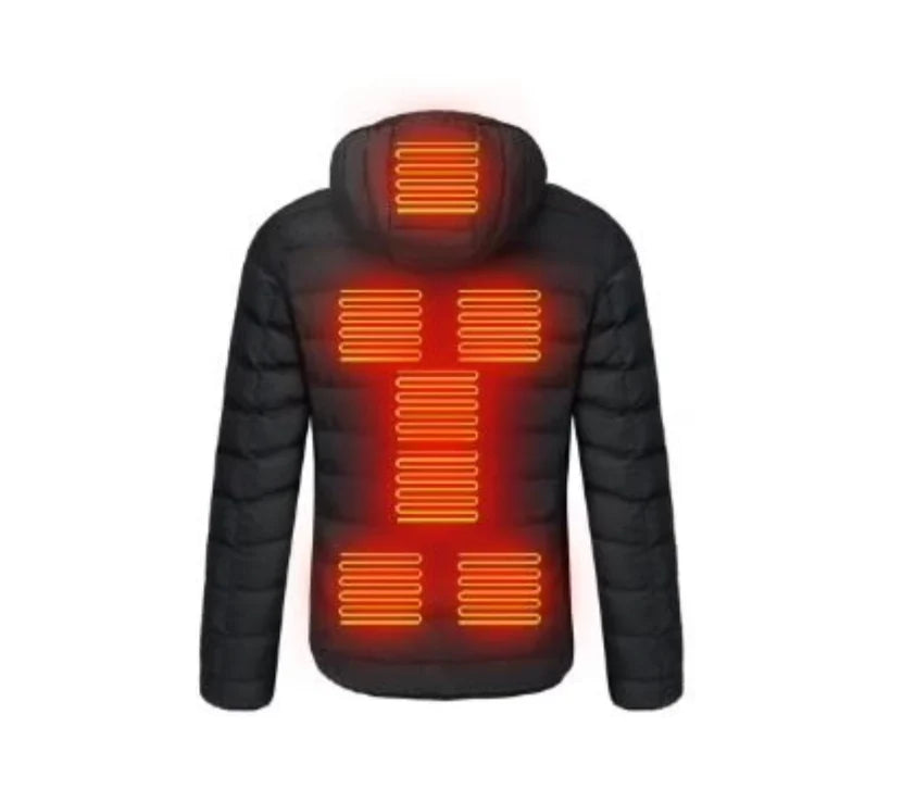 Electric Heating Jacket for Cold Weather, Adjustable Heat Zones, Unisex Design, Long Battery Life, Ideal for Outdoor Work and Winter Activities