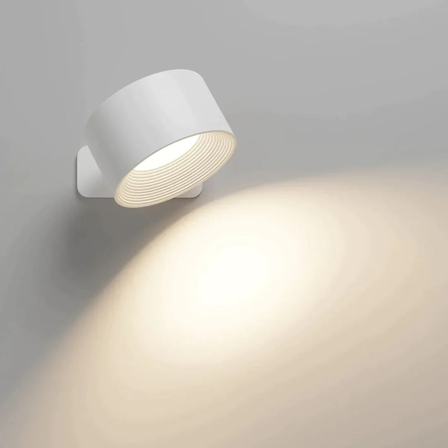Modern Infinity Wall Sconce Lighting – Stylish LED Wall Lamp for Home Decor, Energy Efficient, Matte Black Finish