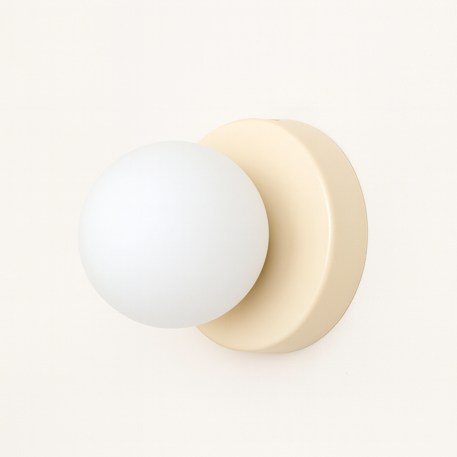 Minimalist Scandinavian Wall Lamp – Nordic Glass Shade Sconce, LED Indoor Wall Light