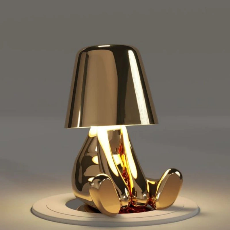 RayDudes Sculptural Figure Lamp – Poseable LED Decorative Light for Shelf, Desk & Bedside