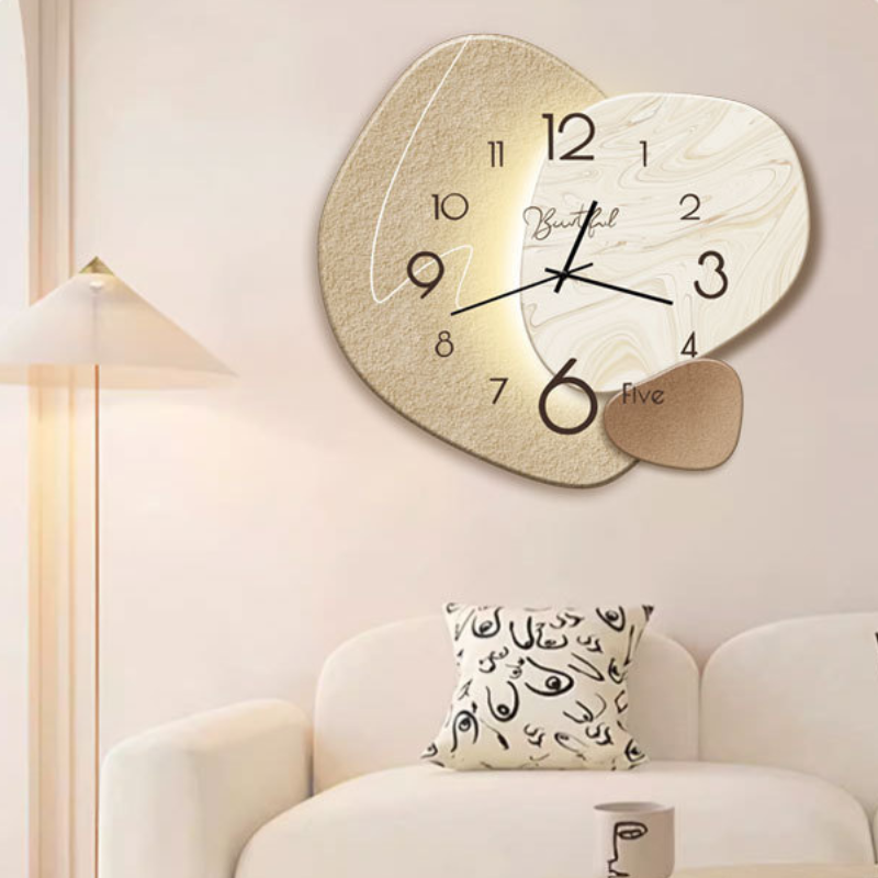 Silent Scandinavian Wall Clock – Minimalist Nordic Design, Silent Quartz, 30 or 40 cm