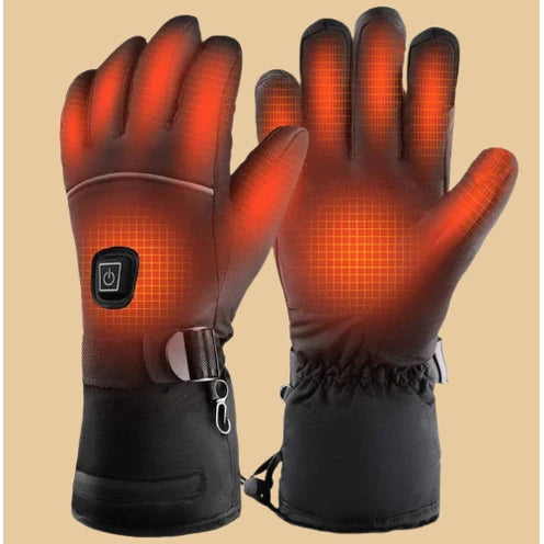 Waterproof Heated Gloves with Rechargeable Battery and Touchscreen Fingertips, Up to 8 Hours Warmth