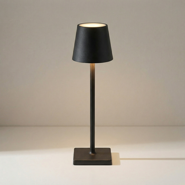 Alumora Rechargeable LED Table Lamp – Black