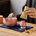 9-Piece Japanese Matcha Tea Set for Authentic Ceremony - Complete Matcha Preparation Gift Set with Bowl, Whisk, and Accessories