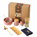 9-Piece Japanese Matcha Tea Set for Authentic Ceremony - Complete Matcha Preparation Gift Set with Bowl, Whisk, and Accessories