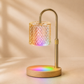 Adjustable Flameless Candle Warmer Lamp with Timer and RGB Lighting – Dimmable Heat Control for Scented Jar Candles