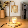 Adjustable Flameless Candle Warmer Lamp with Timer and RGB Lighting – Dimmable Heat Control for Scented Jar Candles
