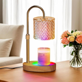 Adjustable Flameless Candle Warmer Lamp with Timer and RGB Lighting – Dimmable Heat Control for Scented Jar Candles