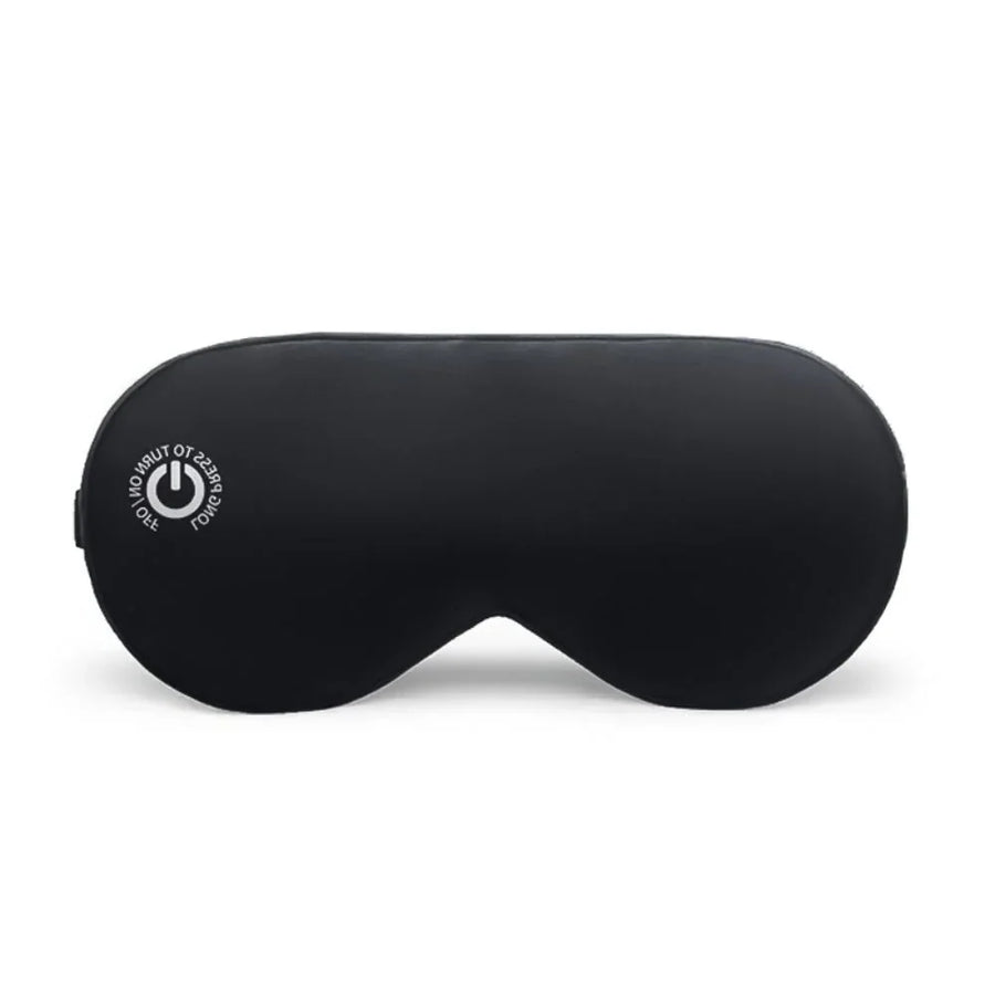 Adjustable Heated Eye Mask with Cordless Design, USB Rechargeable, Three Heat Levels for Eye Strain Relief and Relaxation