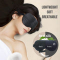 Adjustable Heated Eye Mask with Cordless Design, USB Rechargeable, Three Heat Levels for Eye Strain Relief and Relaxation