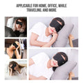Adjustable Heated Eye Mask with Cordless Design, USB Rechargeable, Three Heat Levels for Eye Strain Relief and Relaxation