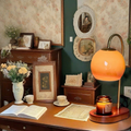 Adjustable Table Lamp Candle Warmer with Dimmer Control for Flameless Wax Melting – Safe and Stylish Home Decor