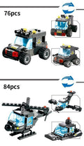 Adventure Builder | SWAT Police Building Blocks Set with Easy Assembly | Creative Play for Kids 7