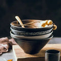 Artisan Collection | Japanese Ceramic Ramen Bowl with Handcrafted Design | Elegant Tableware for Authentic Dining 5