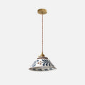 Artisan Lighting | Kitchen Pendant Lighting with Hand-Painted Ceramic Shade | Unique Floral Design for Elegant Ambiance 12
