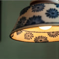 Artisan Lighting | Kitchen Pendant Lighting with Hand-Painted Ceramic Shade | Unique Floral Design for Elegant Ambiance 3