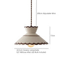 Artisan Lighting | Kitchen Pendant Lighting with Hand-Painted Ceramic Shade | Unique Floral Design for Elegant Ambiance 8