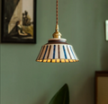 Artisan Lighting | Kitchen Pendant Lighting with Hand-Painted Ceramic Shade | Unique Floral Design for Elegant Ambiance 9