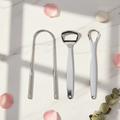 Aura Fresh | Metal Tongue Scraper with Medical-Grade Stainless Steel | Effective Bacteria Removal for Enhanced Oral Hygiene 3