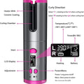 Automatic Hair Curler | Cordless Rechargeable Curling Iron 5