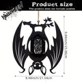 Bat Lantern Candle Holder – Gothic Decorative Accent for Indoor and Outdoor Use, Weather-Resistant Wood, Unique Bat Silhouette