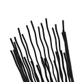 Black Iron Candle Holder with Geometric Design for Desk and Table Decor