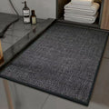 Braided Non-Slip Bath Mat – Highly Absorbent Bathroom Rug for Shower and Sink Area – Machine Washable, Plush Comfort