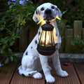 Canine Solar Lantern Garden Sculpture – Decorative Outdoor Dog Light for Garden & Patio
