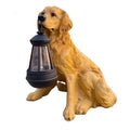 Canine Solar Lantern Garden Sculpture – Decorative Outdoor Dog Light for Garden & Patio