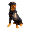 Canine Solar Lantern Garden Sculpture – Decorative Outdoor Dog Light for Garden & Patio