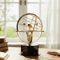 Celestial Brass | Solar System Orrery with Manual Rotation | Educational Desktop Model for Astronomy Enthusiasts 0