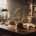 Celestial Brass | Solar System Orrery with Manual Rotation | Educational Desktop Model for Astronomy Enthusiasts 2