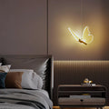Celestiva Butterfly Pendant Light – Sculptural LED Ceiling Fixture, Single or Twin for Bedroom & Dining Room