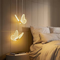 Celestiva Butterfly Pendant Light – Sculptural LED Ceiling Fixture, Single or Twin for Bedroom & Dining Room