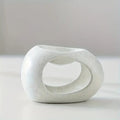Ceramic Oil Burner with Glossy White Finish for Essential Oils and Tealight Candles – Compact Indoor Tabletop Design