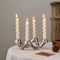 Ceramic Ripple Candle Holder – Sculptural Wave Design for Modern Home Decor