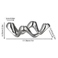 Ceramic Ripple Candle Holder – Sculptural Wave Design for Modern Home Decor