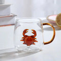 Charming Borosilicate Glass Mug with 3D Animal Design for Unique Beverage Experience 8