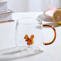 Charming Borosilicate Glass Mug with 3D Animal Design for Unique Beverage Experience 9