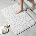 Cobblestone Embossed Non-Slip Bath Mat – Ultra Soft, Quick-Drying Bathroom Rug for Ultimate Comfort and Safety