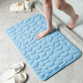 Cobblestone Embossed Non-Slip Bath Mat – Ultra Soft, Quick-Drying Bathroom Rug for Ultimate Comfort and Safety