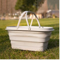 Collapsible Laundry Basket – Durable Plastic, Multi-Use Design for Washing, Organizing, and Outdoor Activities