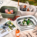 Collapsible Laundry Basket – Durable Plastic, Multi-Use Design for Washing, Organizing, and Outdoor Activities