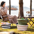 Collapsible Laundry Basket – Durable Plastic, Multi-Use Design for Washing, Organizing, and Outdoor Activities
