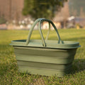 Collapsible Laundry Basket – Durable Plastic, Multi-Use Design for Washing, Organizing, and Outdoor Activities