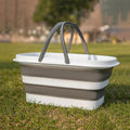 Collapsible Laundry Basket – Durable Plastic, Multi-Use Design for Washing, Organizing, and Outdoor Activities